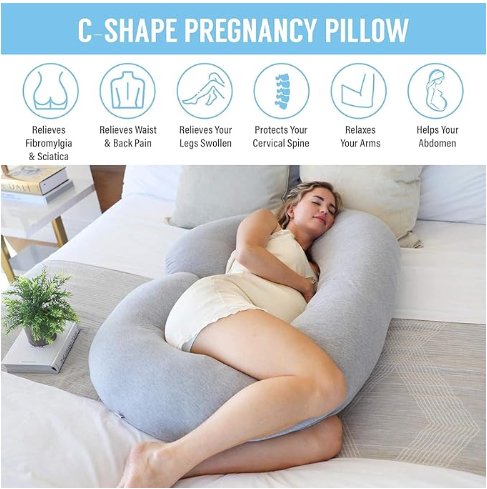 Comfort Mama C Shaped Pillow - EarlyReveal